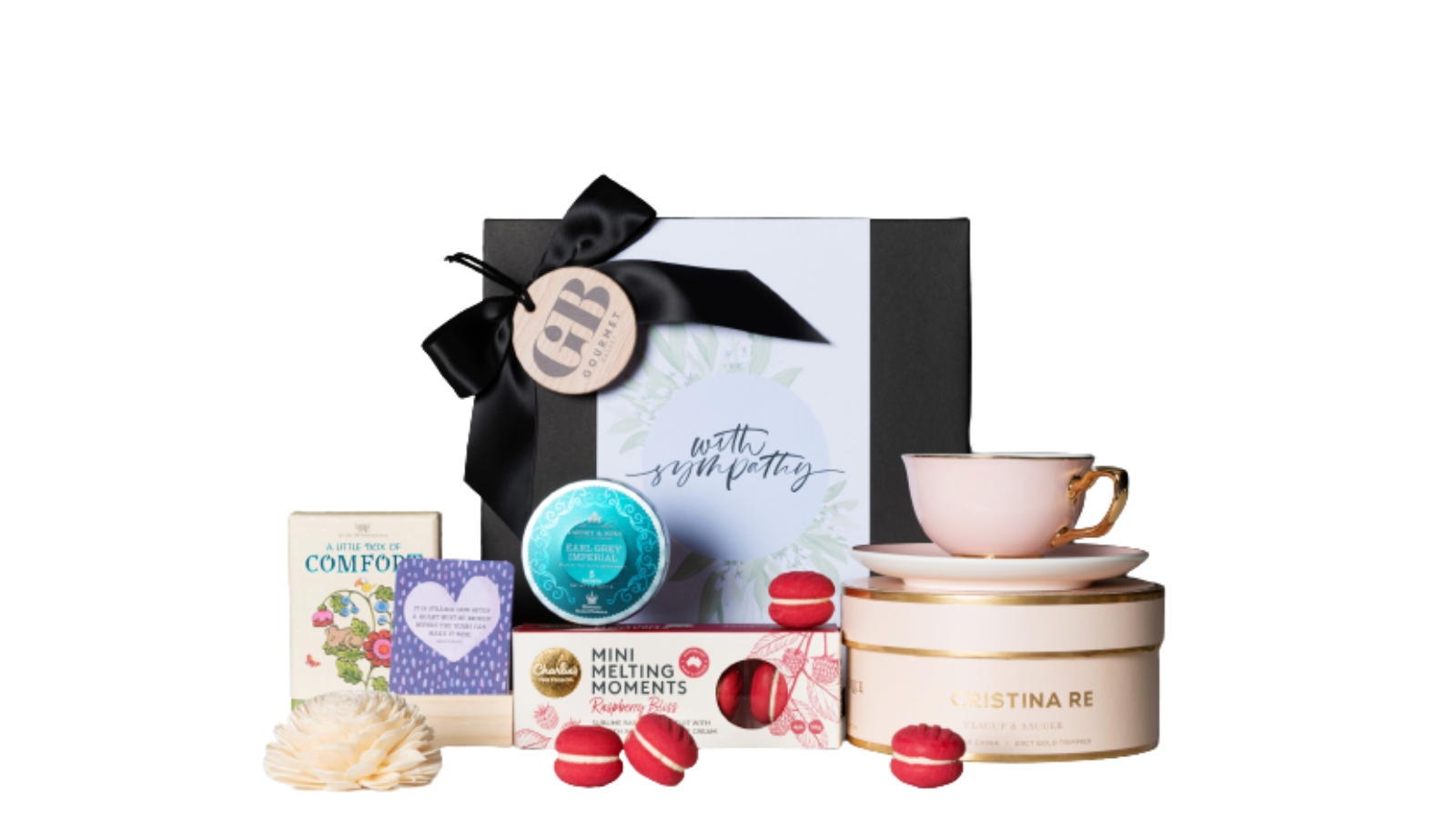 Gourmet Basket Quiet Comfort Sympathy Hamper