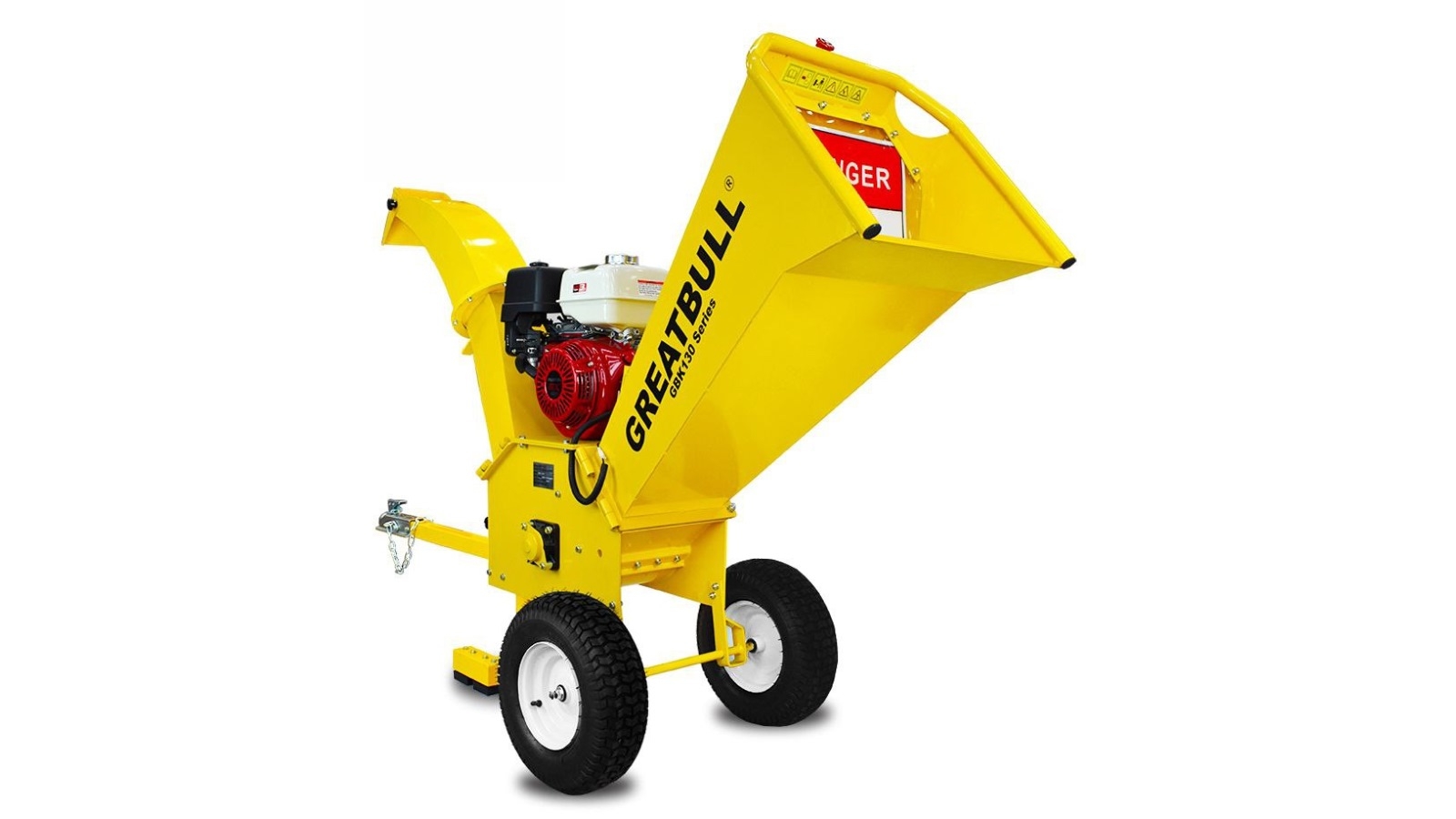 Greatbull Self Feeding Chipper - Honda GX390 13hp Engine (GBK130H)