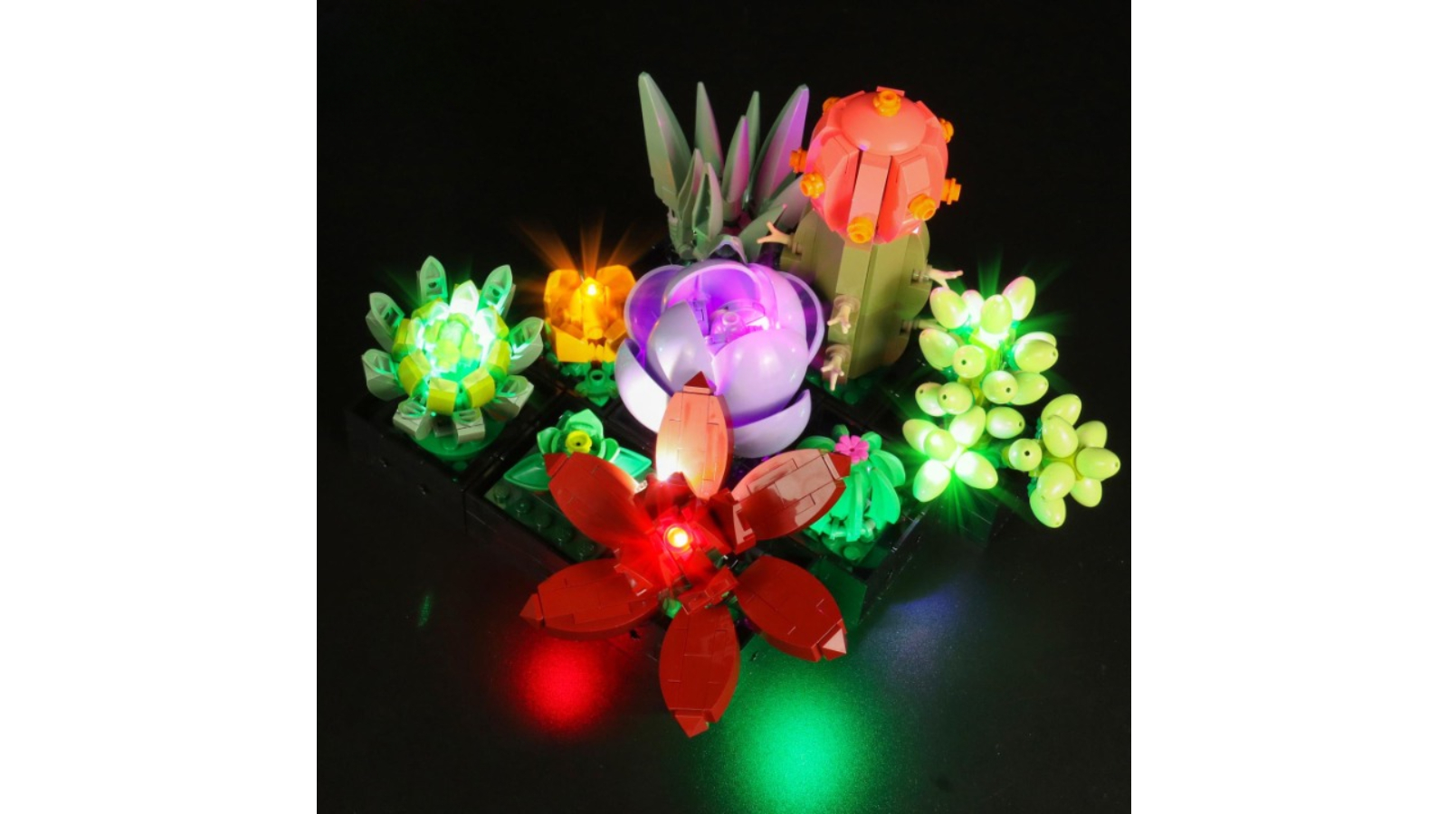 Brick Shine Light Kit for Lego Succulents 10309 Classic Version