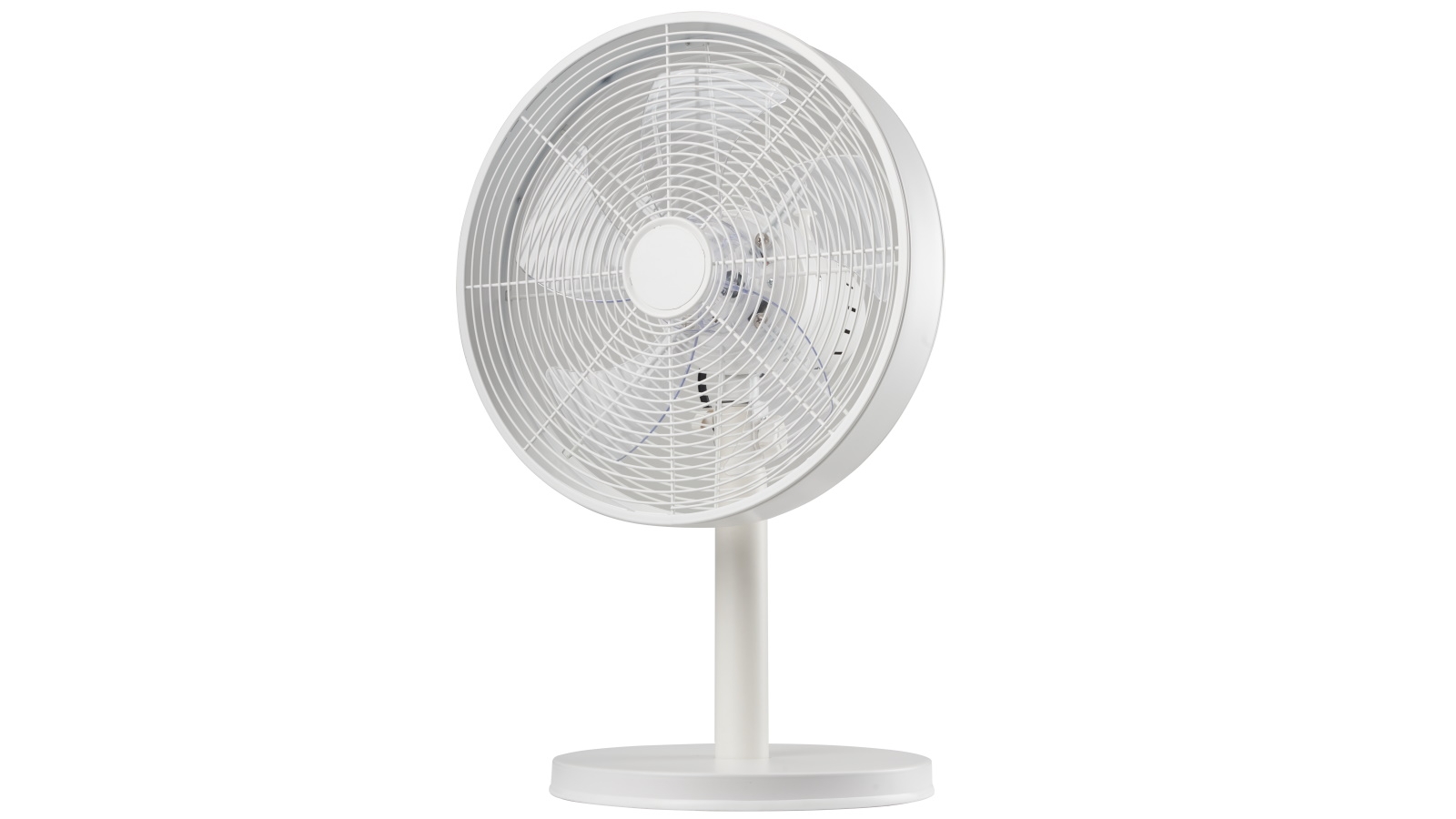 Goldair 30cm Metal Drum Desk Fan Matte White Harvey Norman