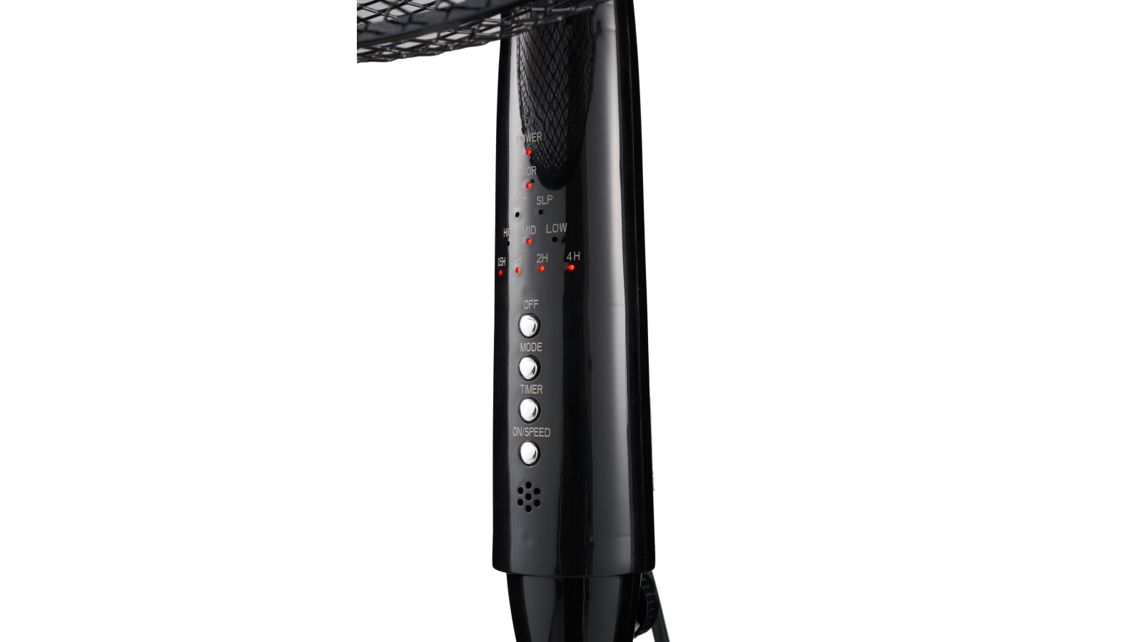 Goldair 40cm Pedestal Fan with Remote Black Harvey Norman