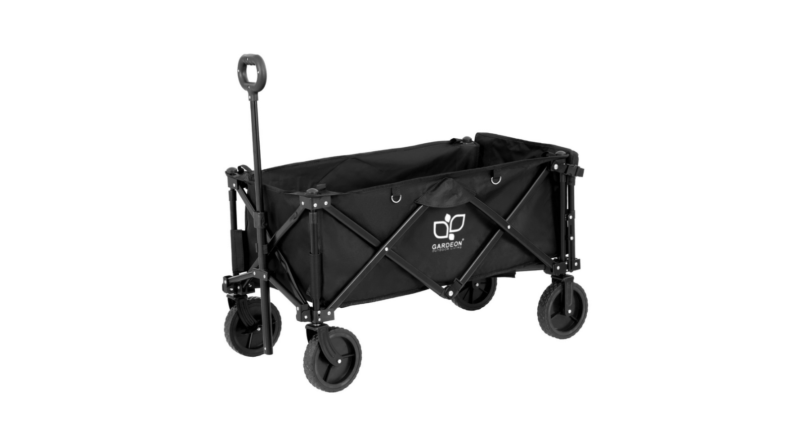 Gardeon Garden Cart with Opening Rear - Black
