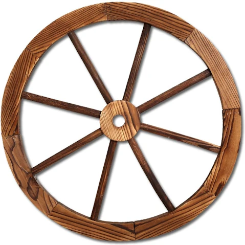 Gardeon Wooden Wagon Wheel