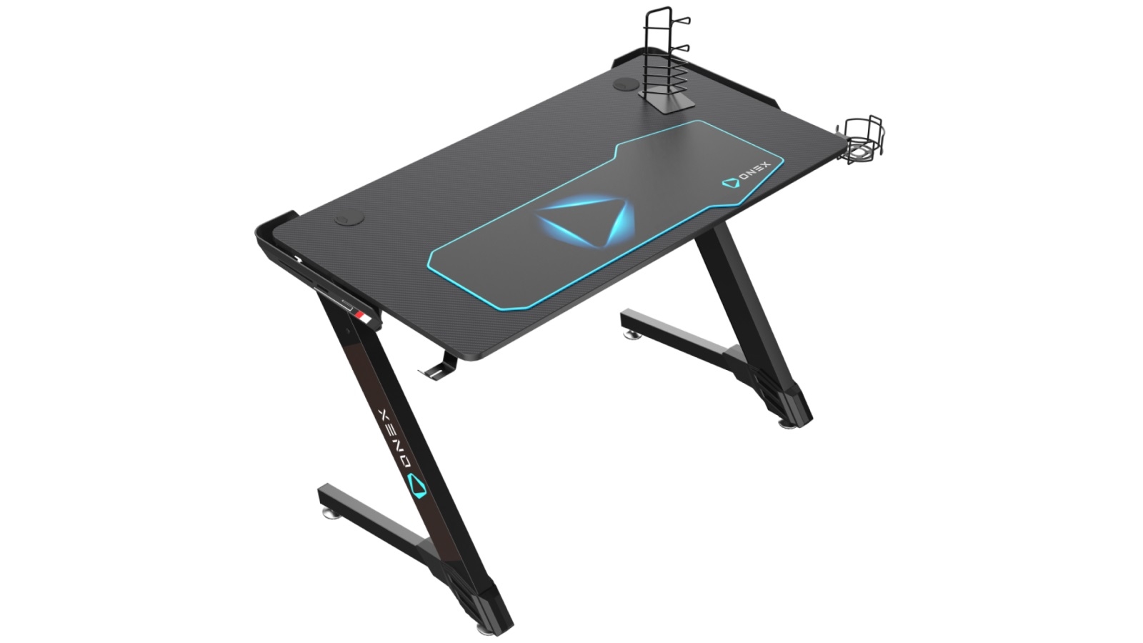 Onex Gaming Desk with Cup Holder
