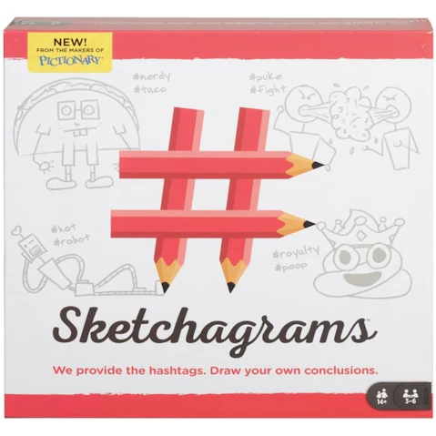 Mattel Games Sketchagrams Drawing Games