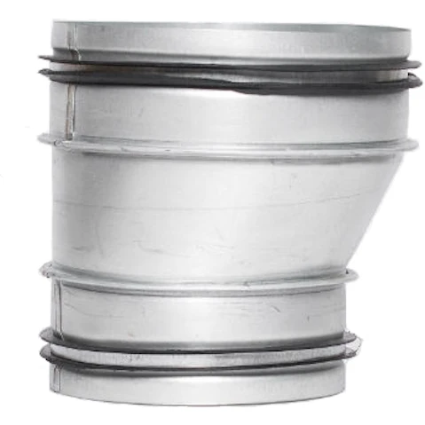 Sirius 12.5/15cm Galvanised Steel Offset Duct Reducer