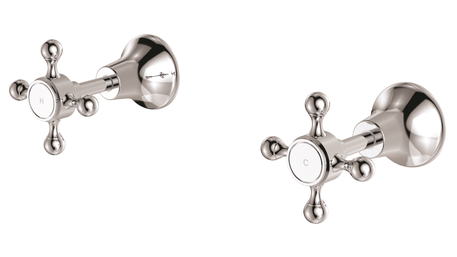 Palermo Luca Georgia Wall Top Assembly - Chrome