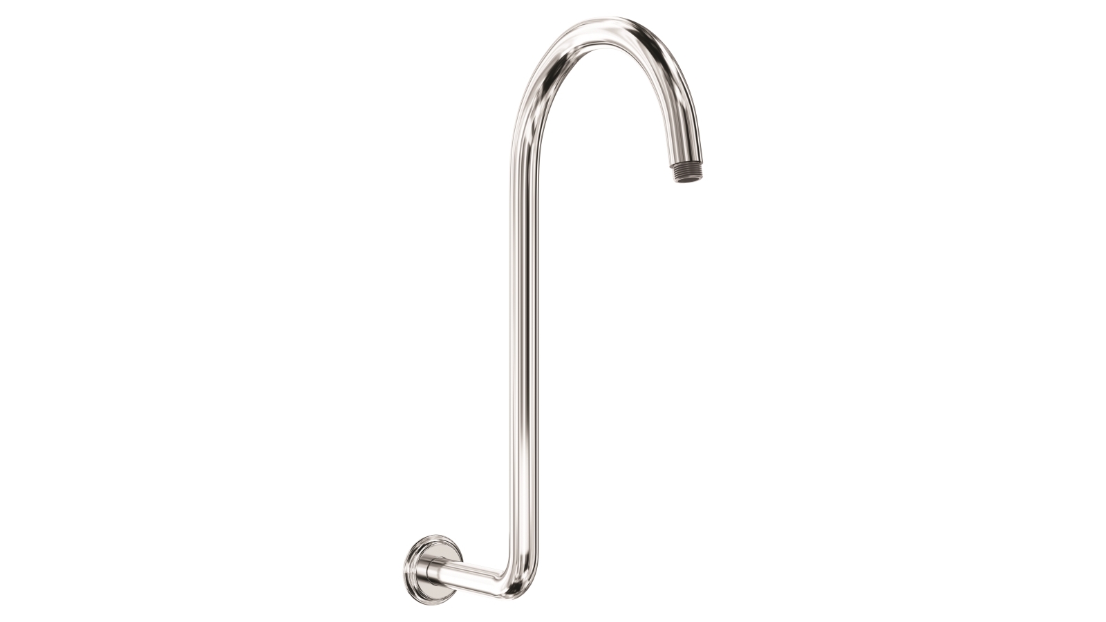 Palermo Luca Georgia Swan Neck Shower Arm Only - Chrome
