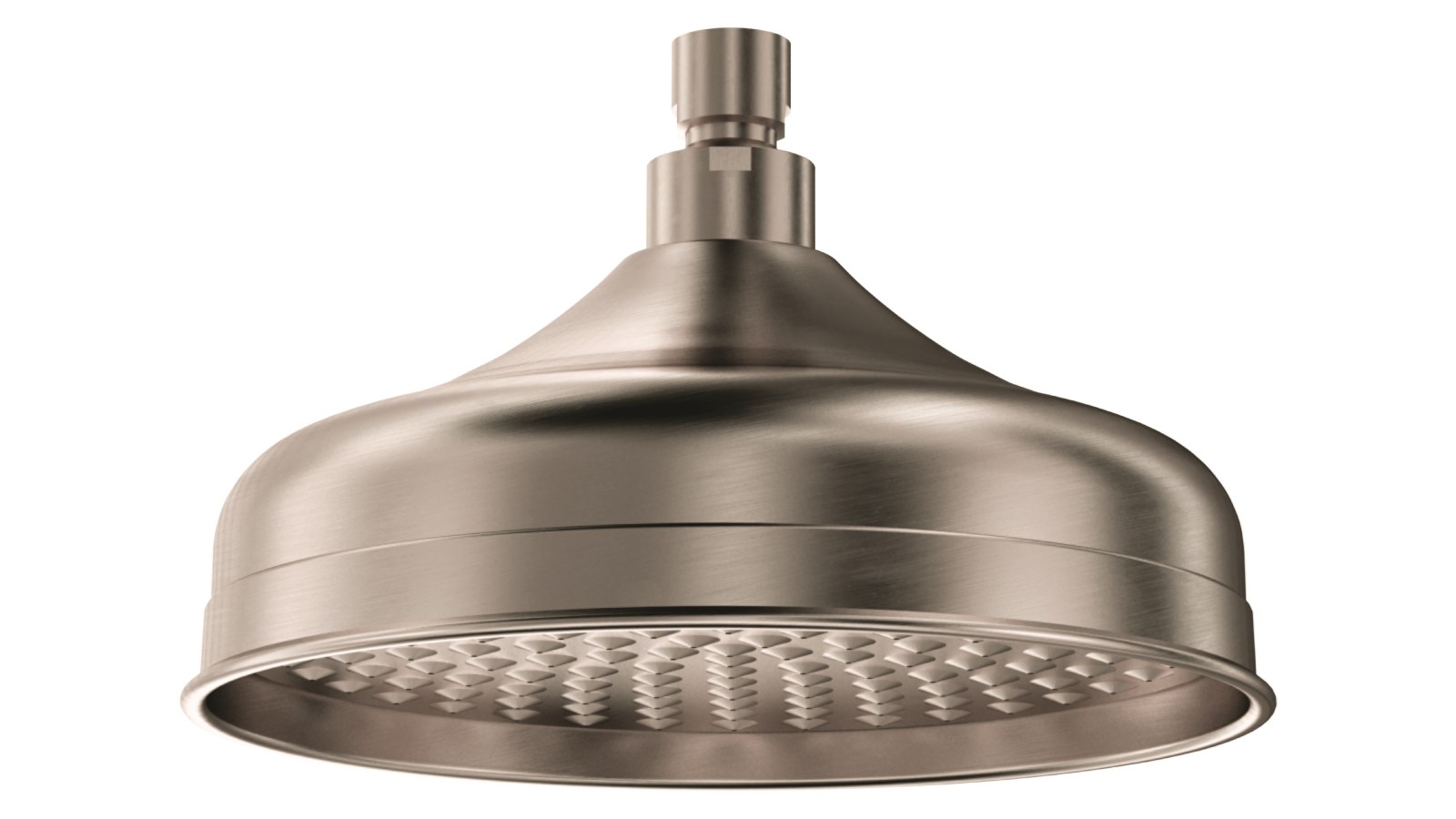 Palermo Luca Georgia Rain Shower Head Only - Brushed Nickel