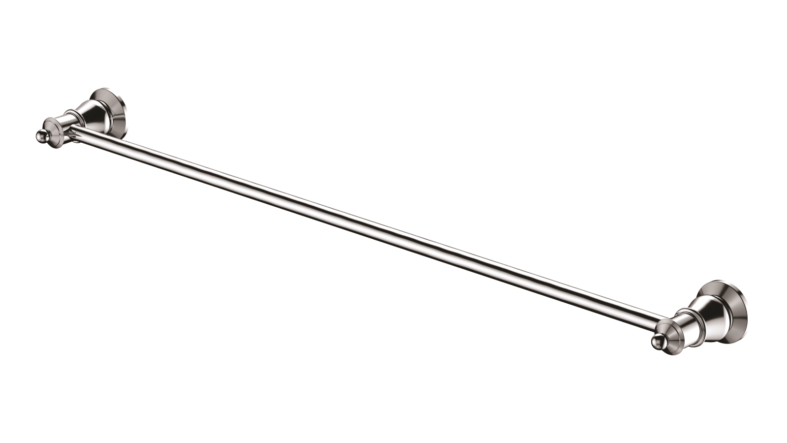 Palermo Luca Georgia Single Towel Rail - Chrome