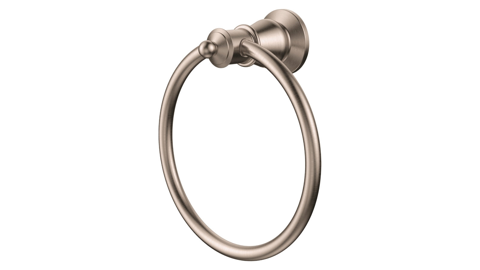 Palermo Luca Georgia Towel Ring - Brushed Nickel
