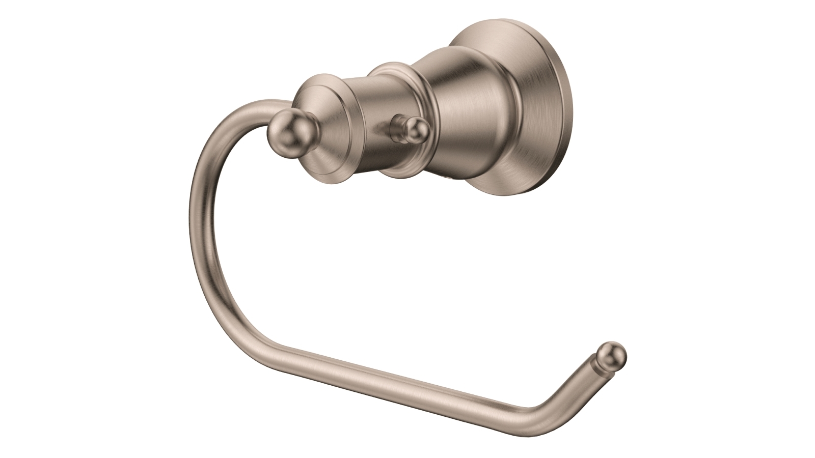Palermo Luca Georgia Toilet Roll Holder - Brushed Nickel