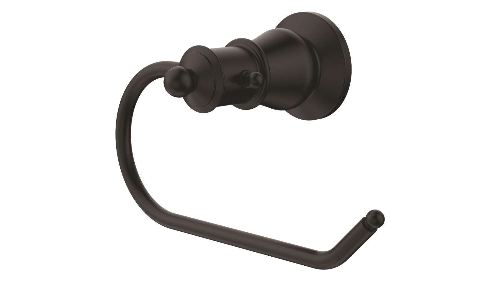 Palermo Luca Georgia Toilet Roll Holder - Matte Blac