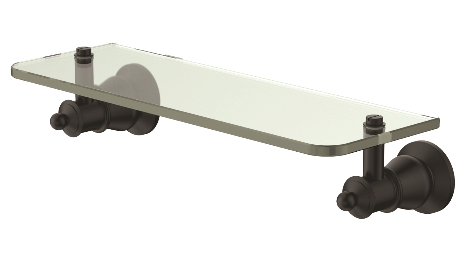 Palermo Luca Georgia Glass Shelf - Matte Black