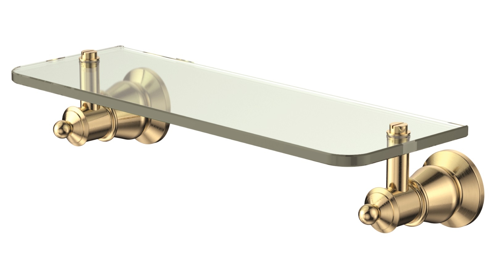 Palermo Luca Georgia Glass Shelf - Urban Brass