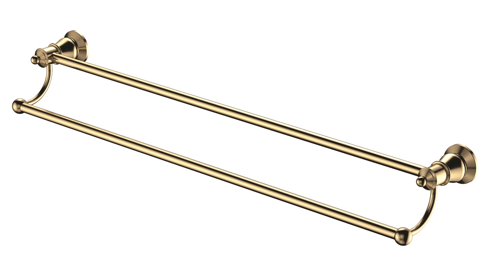Palermo Luca Georgia Double Towel Rail - Urban Brass
