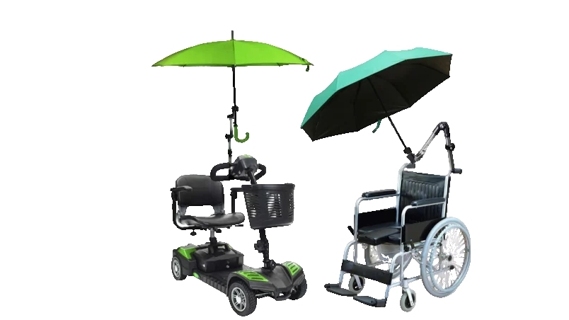 Gilani Engineering Adjustable Umbrella Holder for Wheelchairs/Scooters