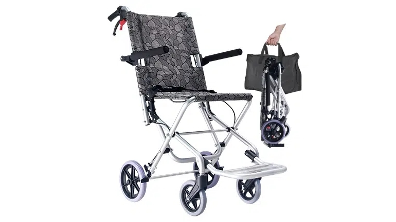 Gilani Engineering Transit Chair Manual Foldable With Carry Bag