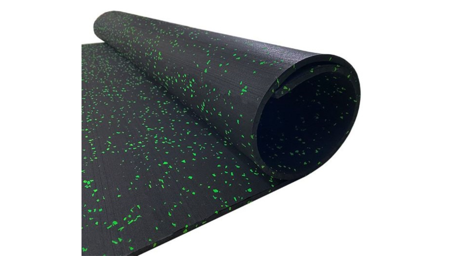 Fitness Hero EPDM Rubber Gym Flooring Roll 10m x 1.2m x 10mm - Green Fleck