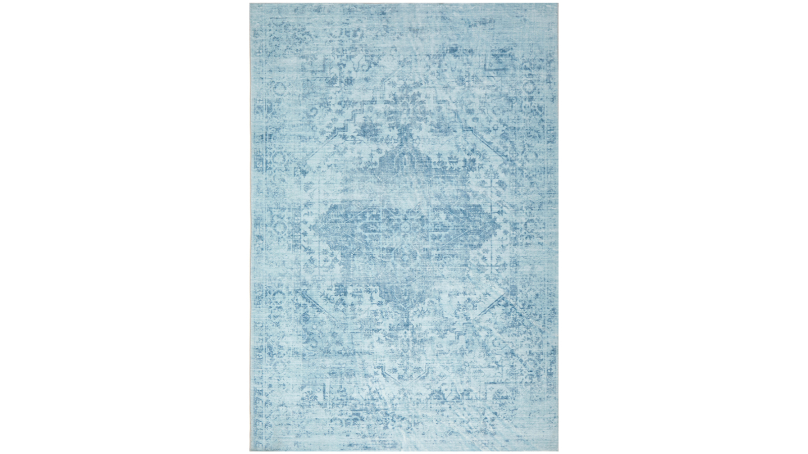 The Weave Studio Gemara Aquamarine Machine Washable Rug - 220 x 150cm