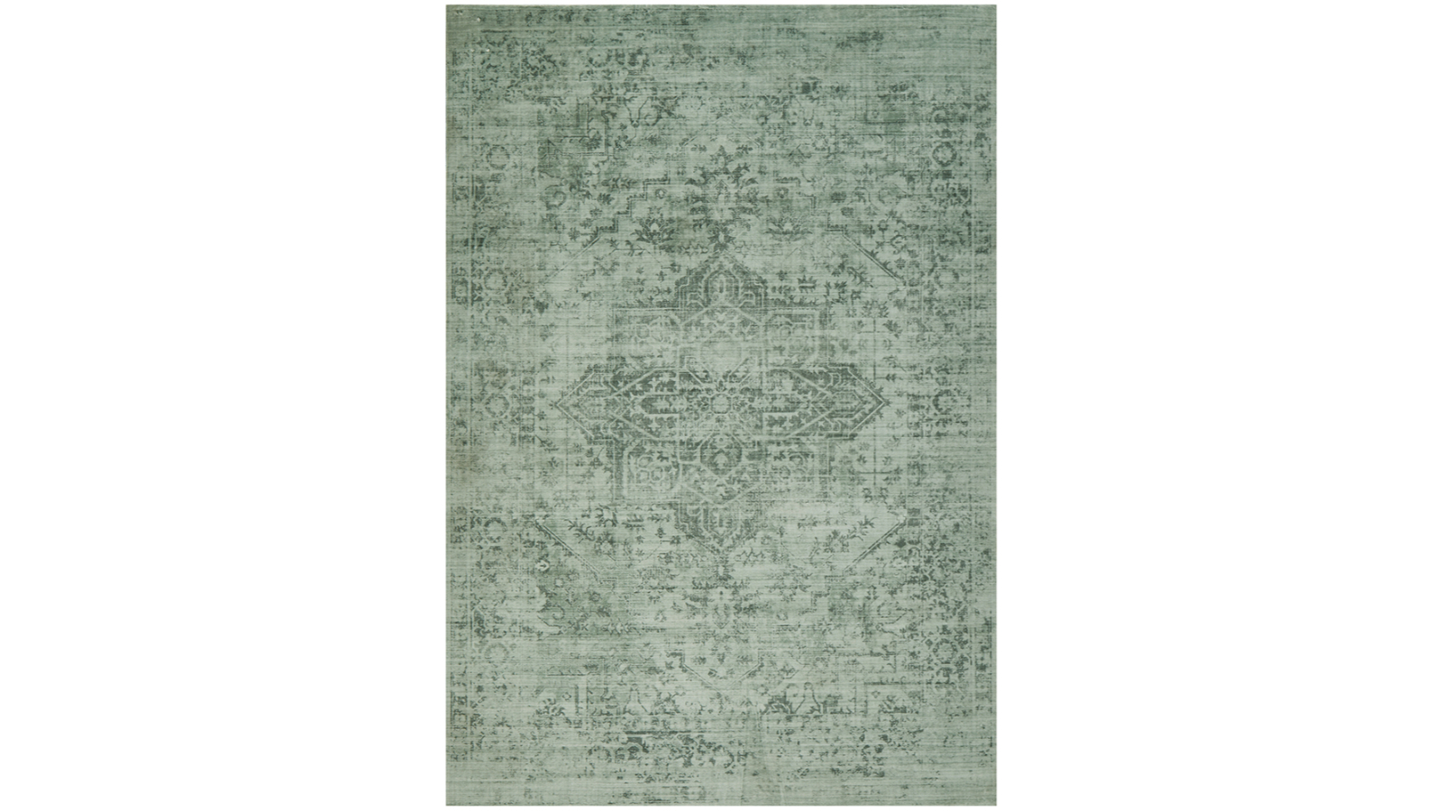 The Weave Studio Gemara Emerald Green Machine Washable Rug - 220 x 150cm