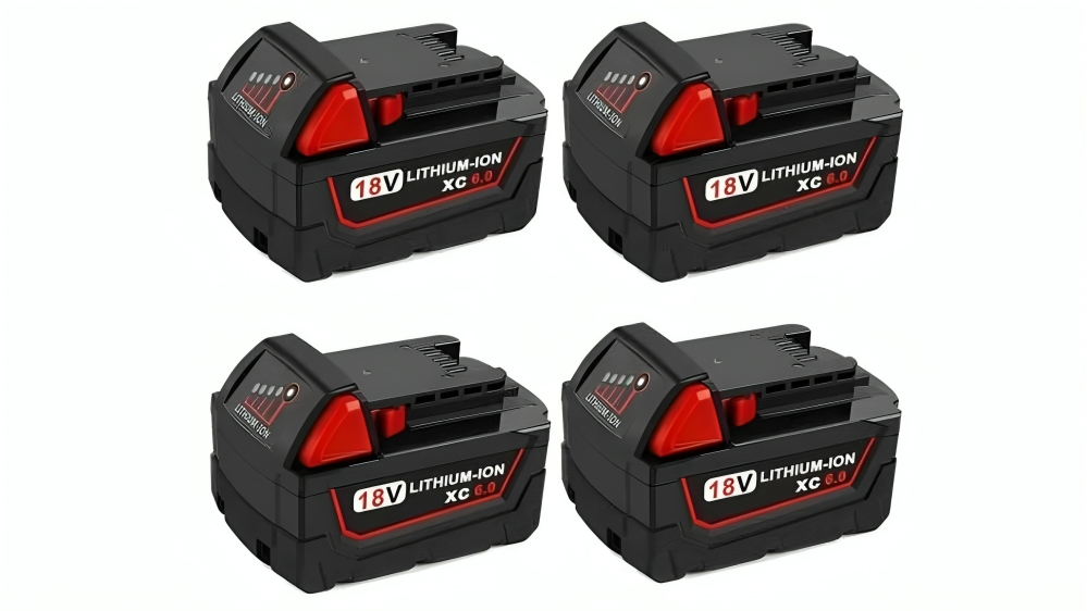 BatteryMate Pack of 4 18V Lithium Ion Batteries 