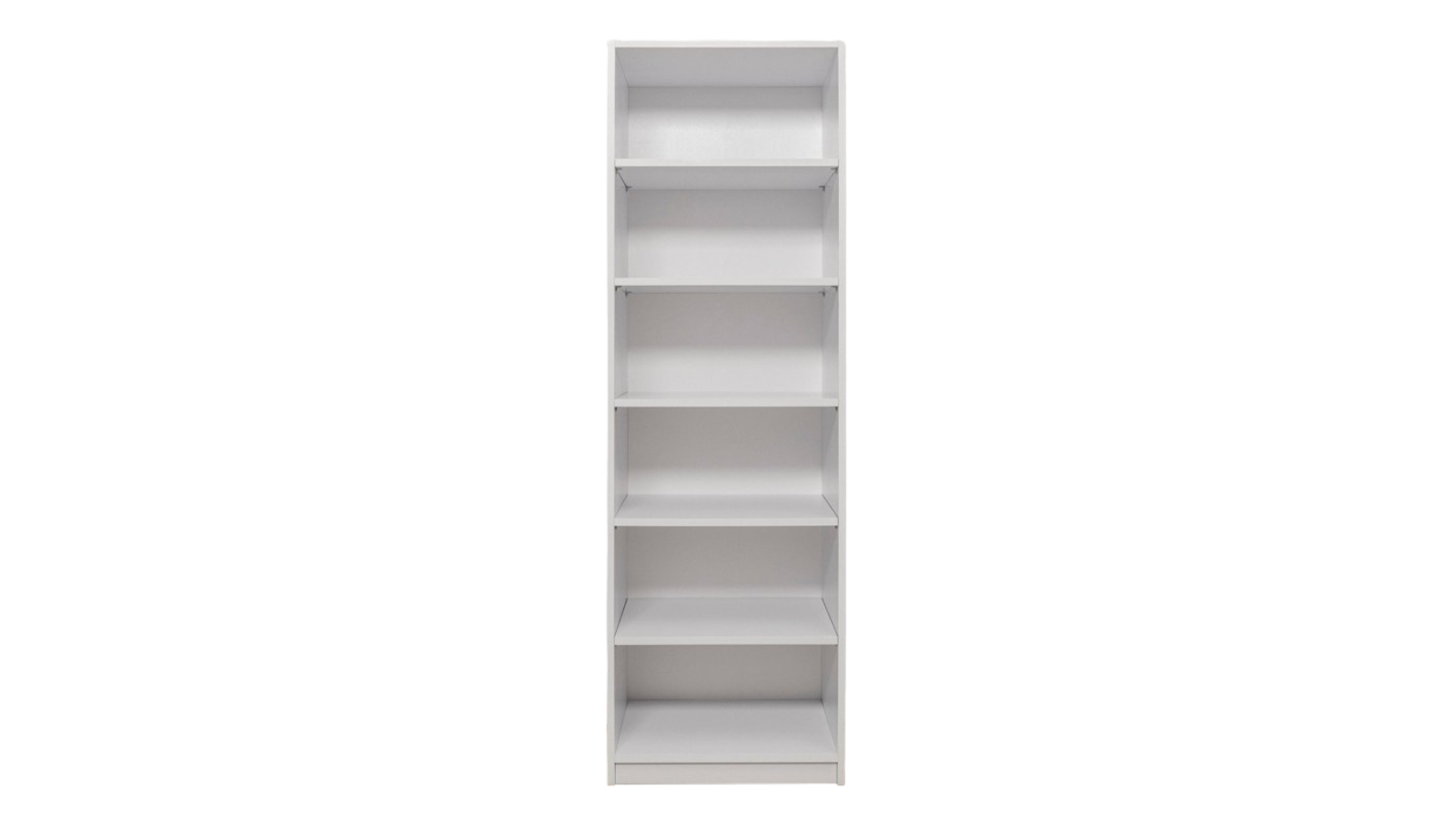 European Cabinetry 6-Shelf Geneva Built-in Wardrobe - White