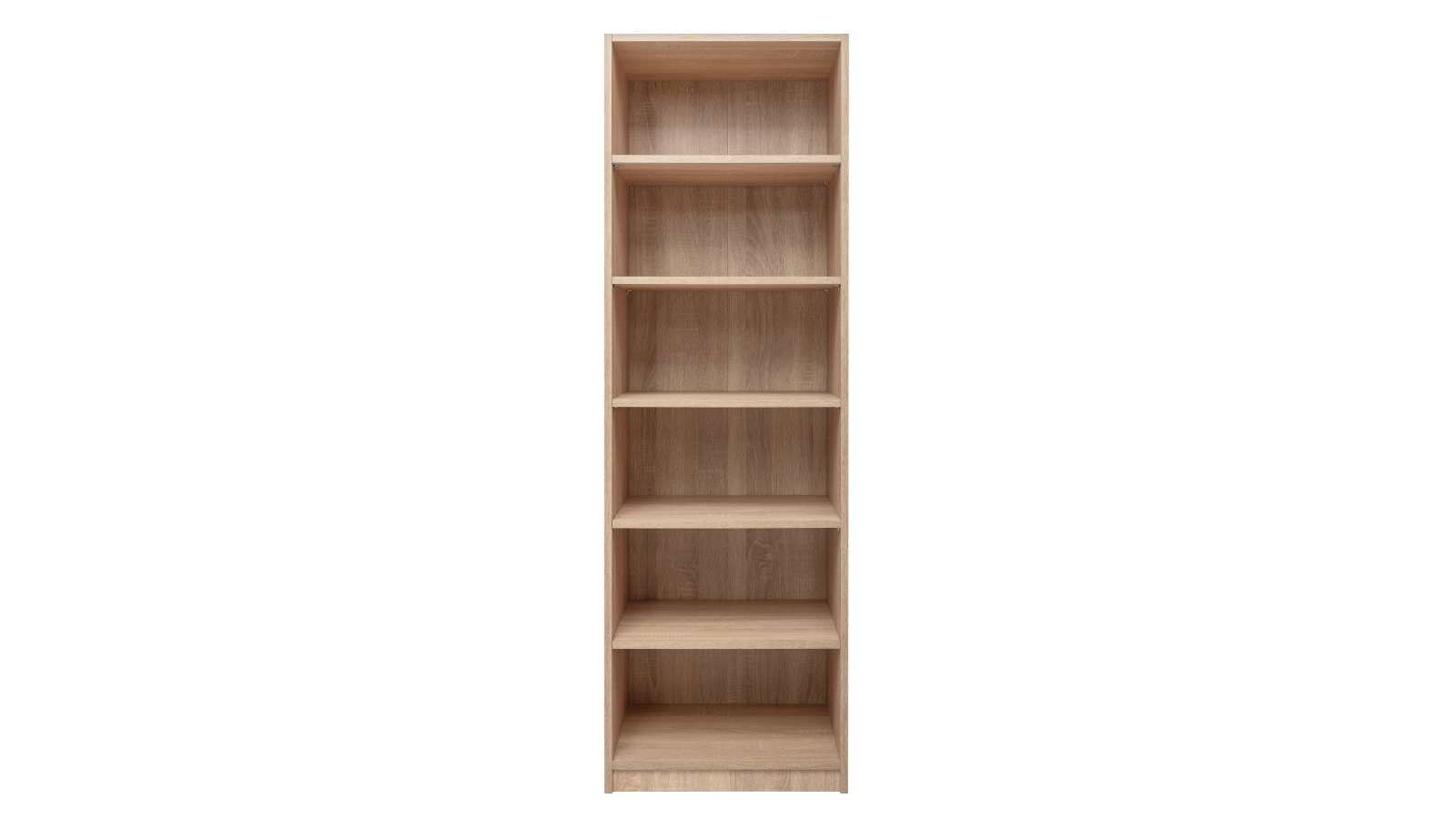 European Cabinetry 6-Shelf Geneva Build-in Wardrobe - Natural Oak