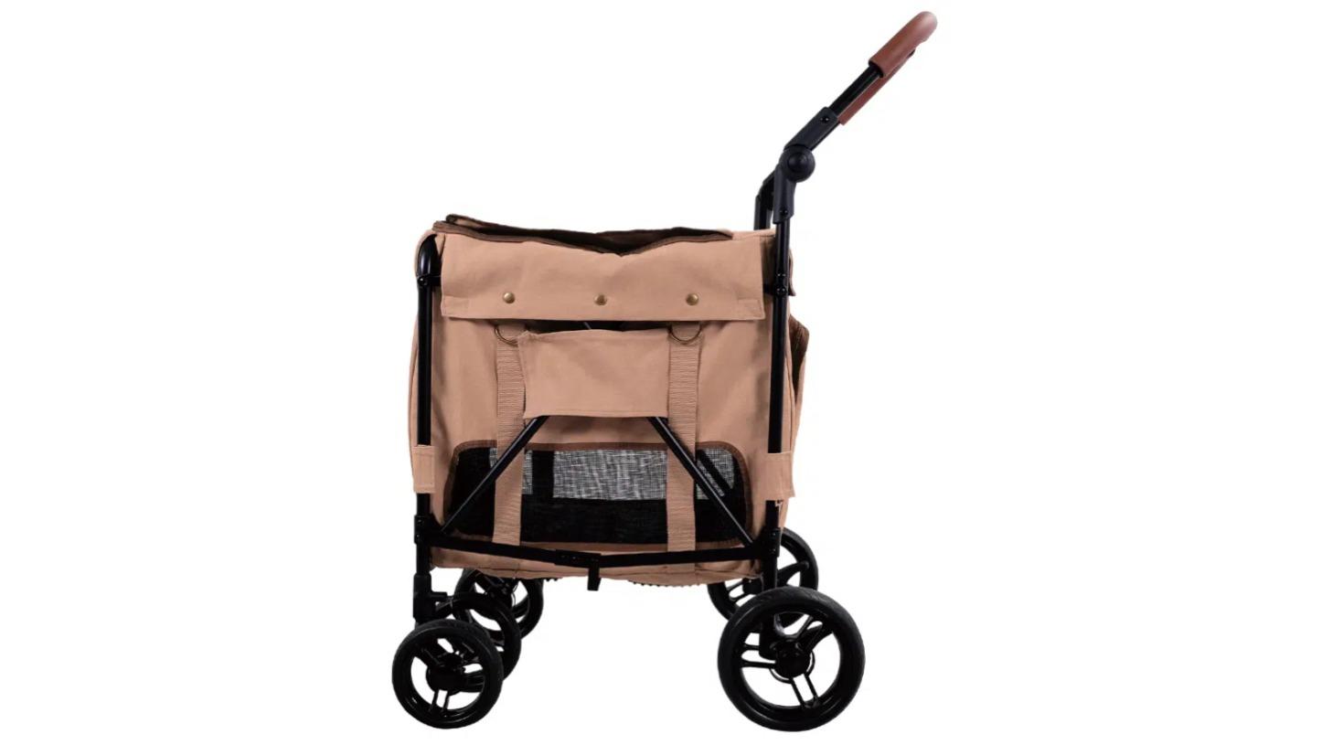 Ibiyaya Gentle Giant Dual Entry Pet Wagon - Peach