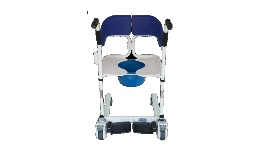 Gilani Engineering Transfer Commode and Over Toilet Wheelchair - 120 Weight Capacity 