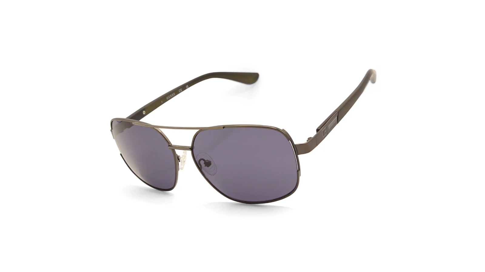 Guess Factory GF0227 08A Men's Pilot Sunglasses - Gunmetal/Grey