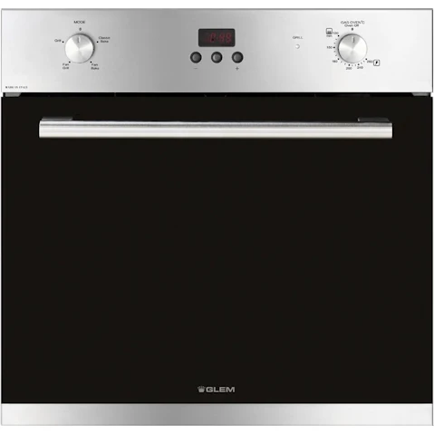 Glemgas 600mm Fan Assisted Gas Oven - Stainless Steel