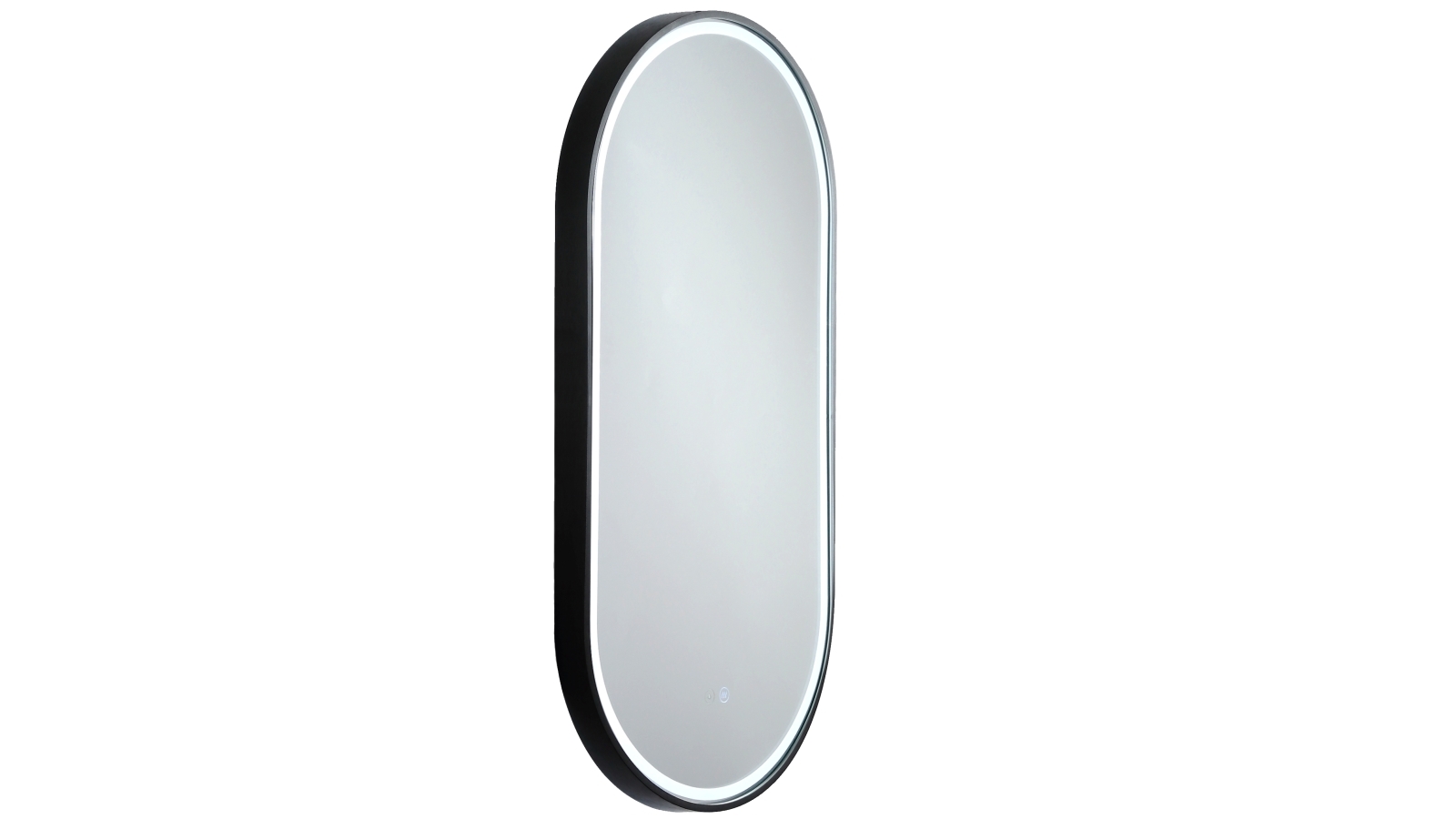 Remer Great Gatsby Aluminium Frame LED Mirror with Demister - Matte Black