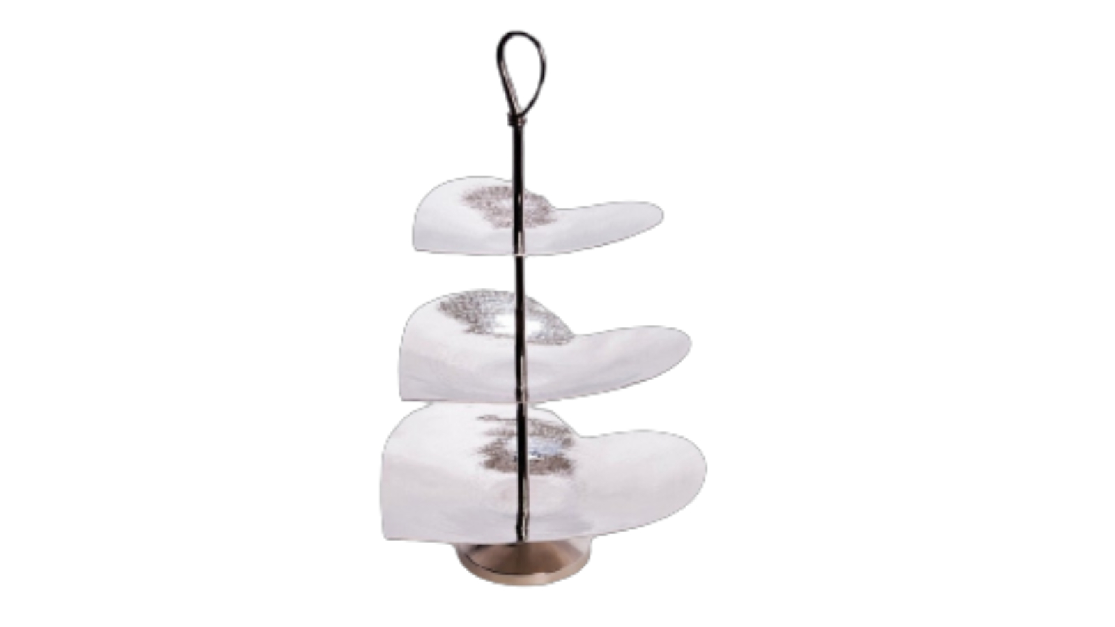 SSH Collection Valentino 52cm 3-Tier Cake Stand - Polished Steel
