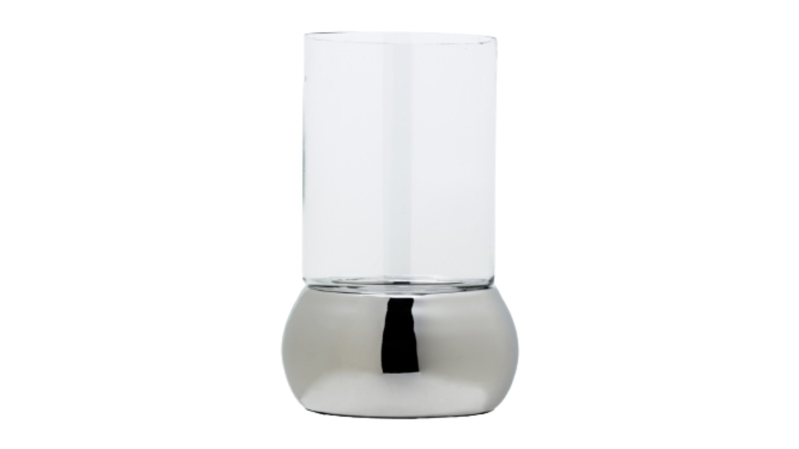 SSH Collection Carmichael Nickel Hurricane Lamp - Medium