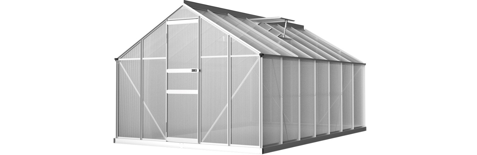 Greenfingers Aluminium Greenhouse