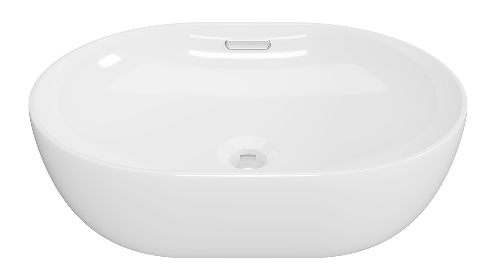 Timberline Giana 360mm Above Counter Basin - Gloss White