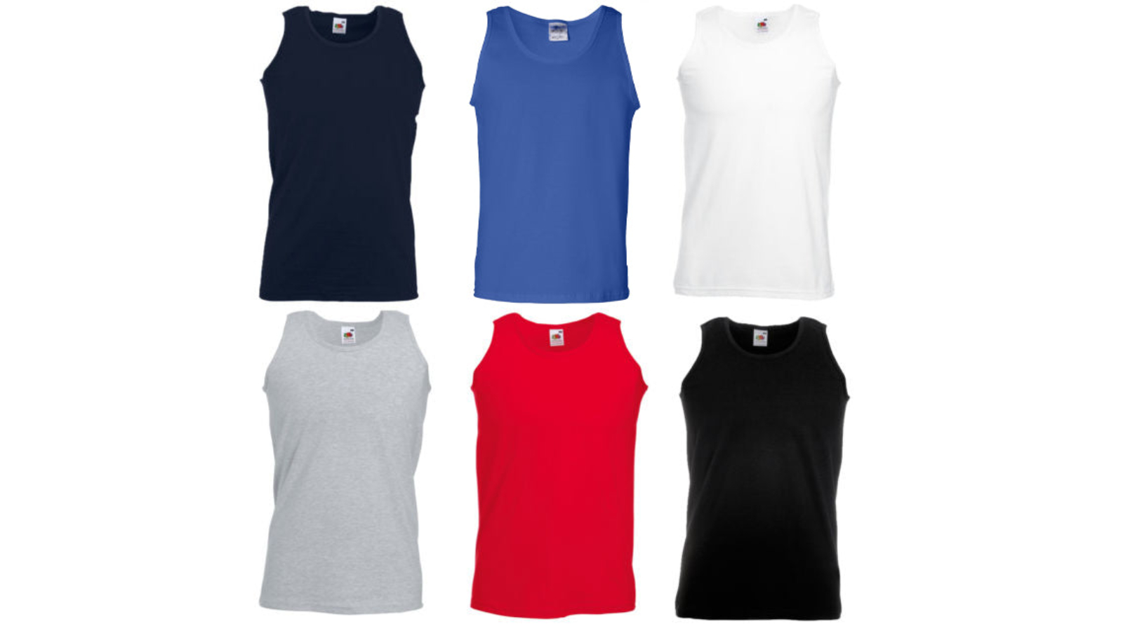 PriceDumb Mens Premium Quality Plain Cotton Basic Tank Top Singlet 