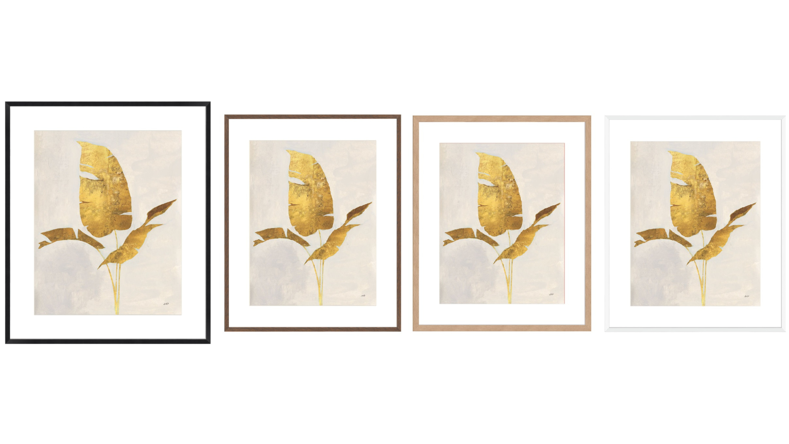 La Grolla Gilded Palm Botanical II Frame Wall Art