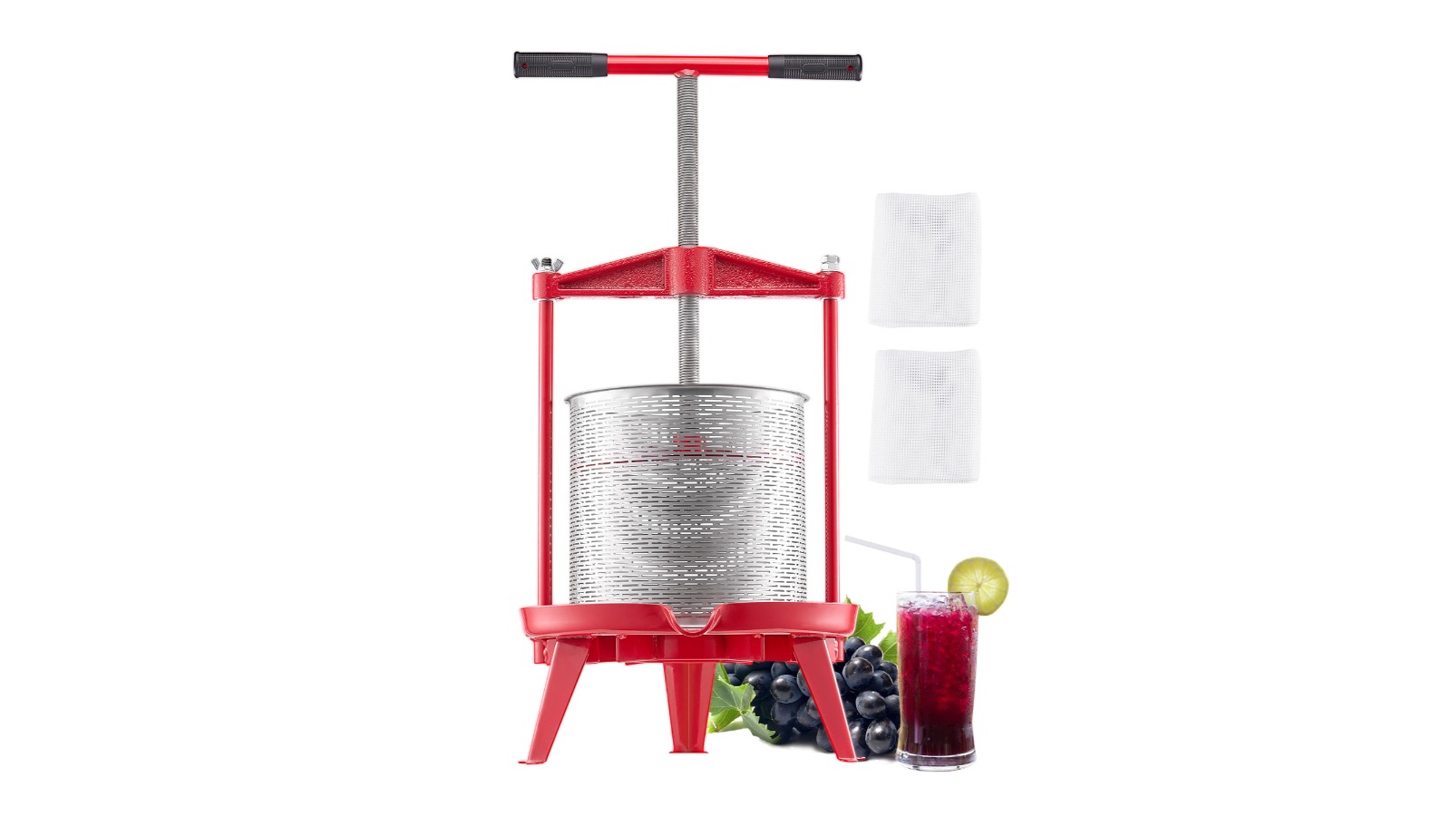 Vevor Manual Fruit Wine Press - 14L