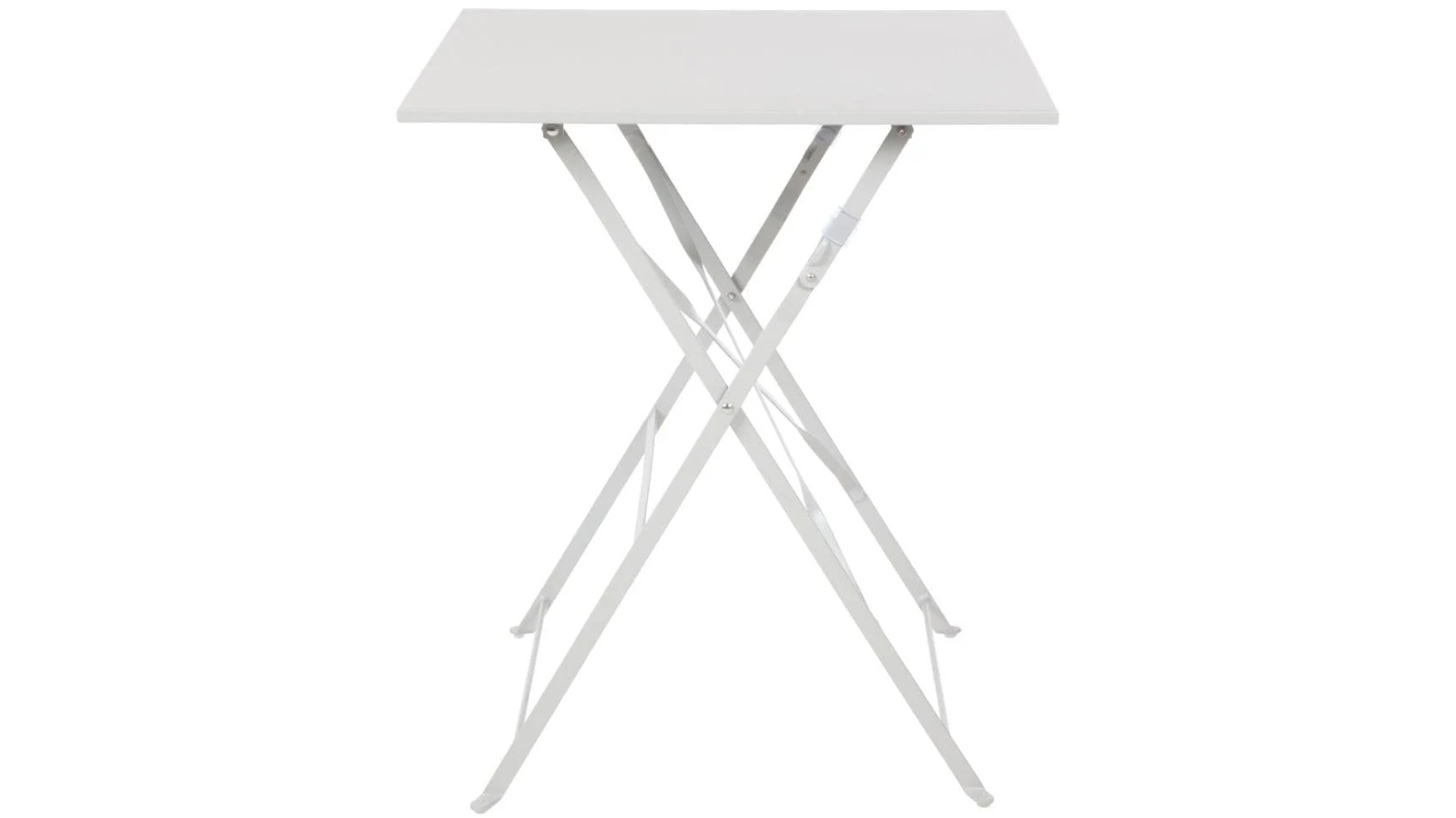 Bolero Grey Square Pavement Style Steel Table