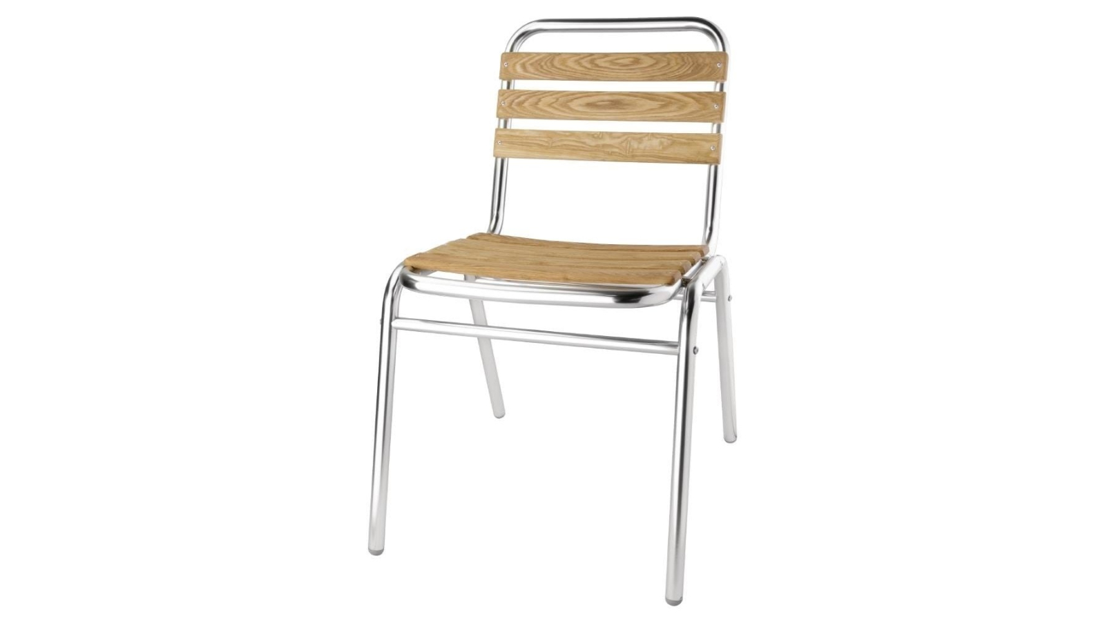 Bolero Pack of 4 Ash Bistro Side Cafe Chair