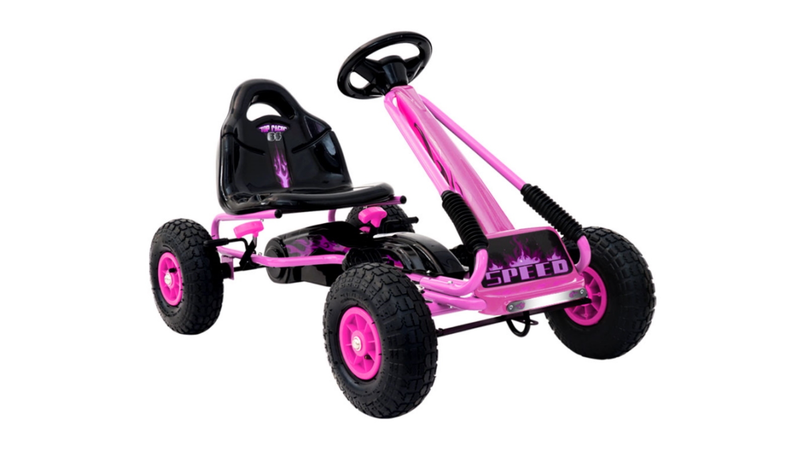 Rigo Kids Pedal Go Kart - Pink