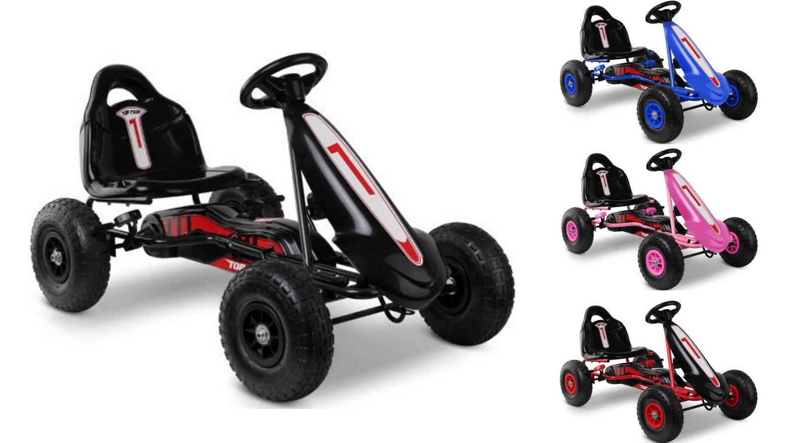 Rigo Kids Pedal Racer Go Kart Harvey Norman
