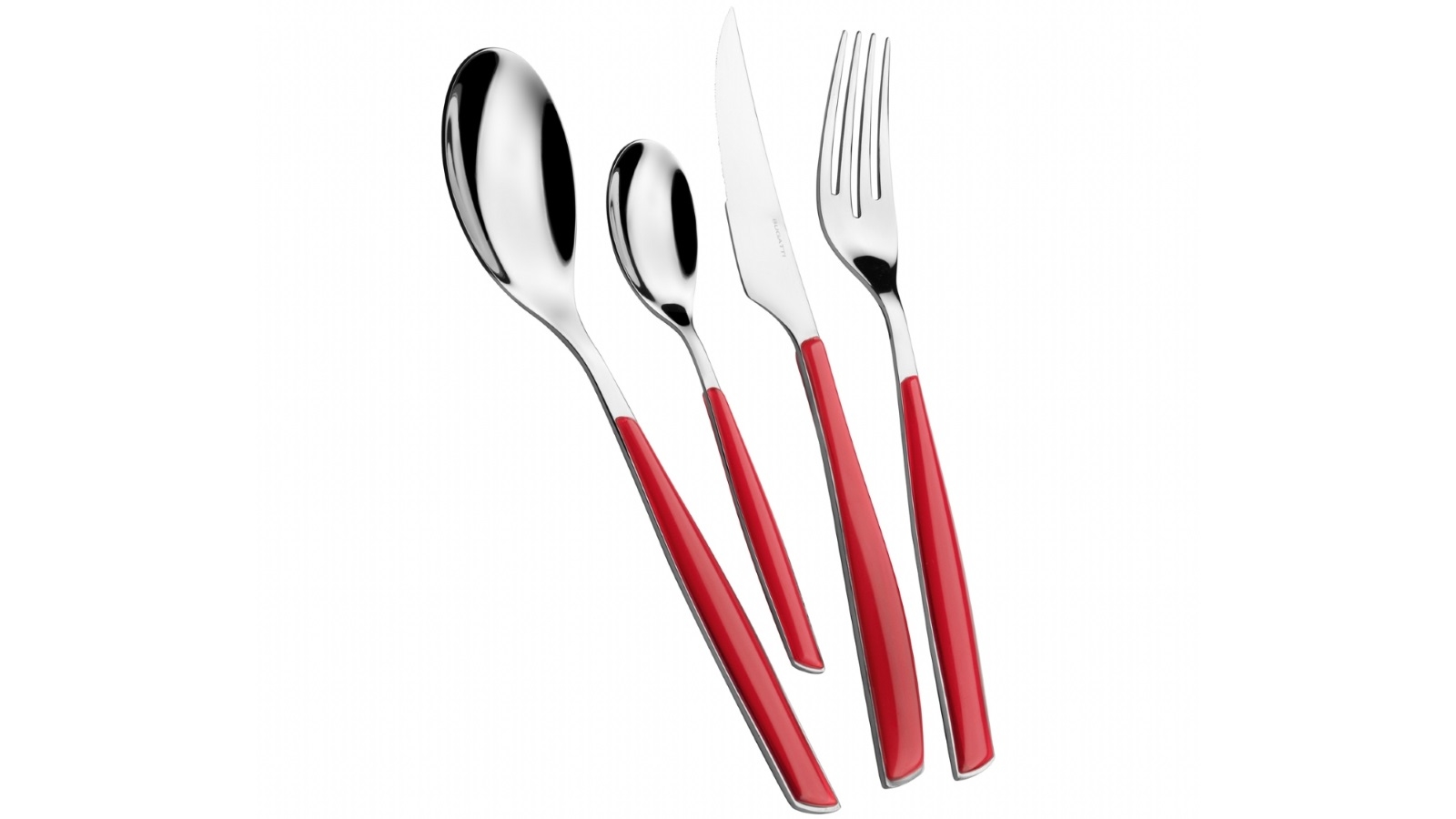 Bugatti Glamour 24 Piece Cutlery Set - Red