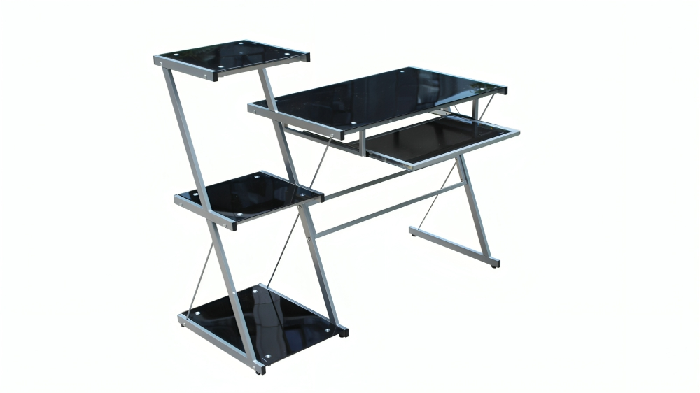 YES4HOMES Computer Desk with Storage Shelves