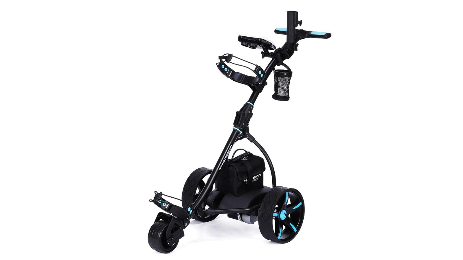 Thomson Golf Buggy Electric Trolley Cart - Black | Harvey Norman