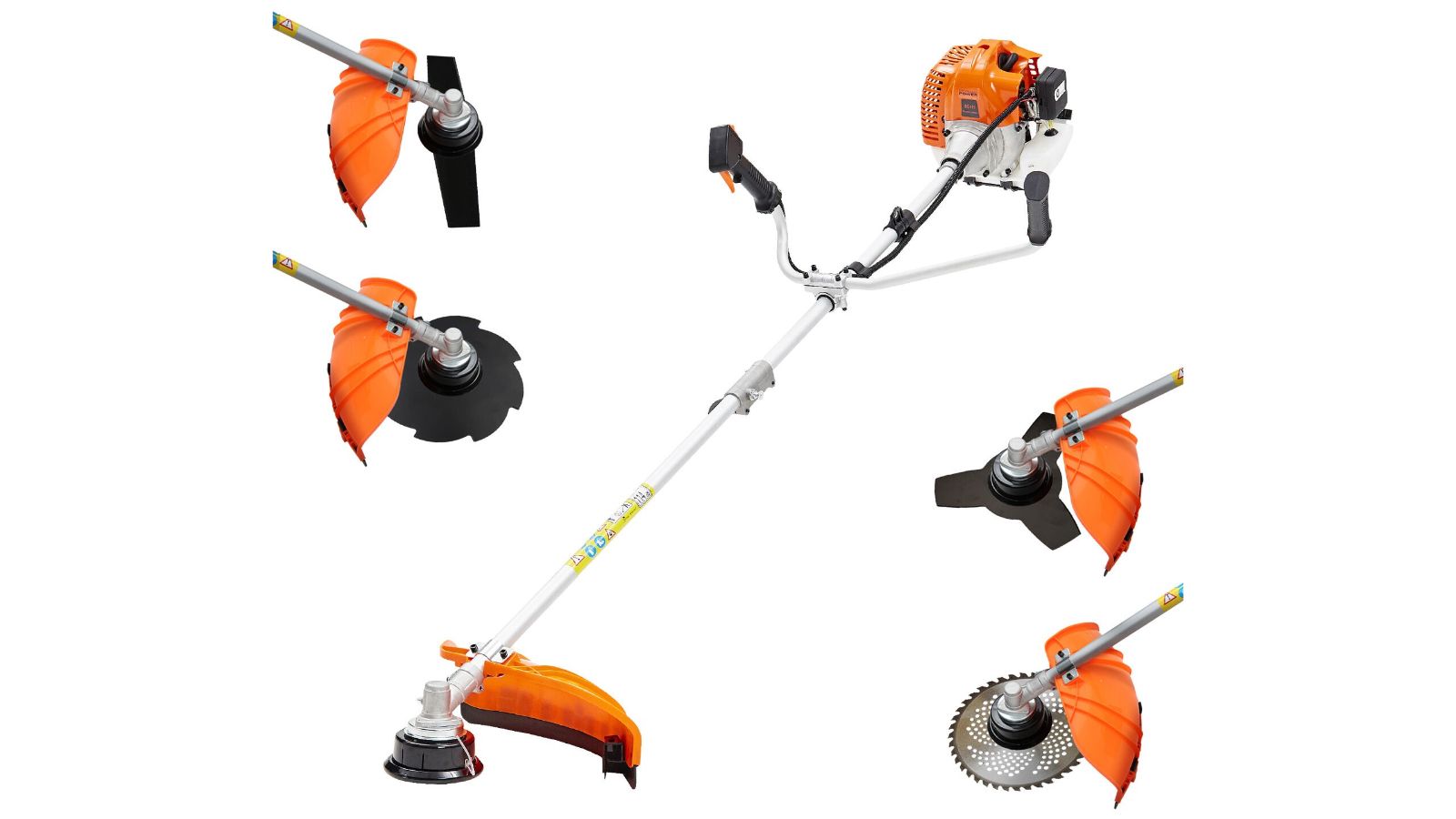 Dynamic Power 43cc Brush Cutter Whipper Snipper with 4 Blades