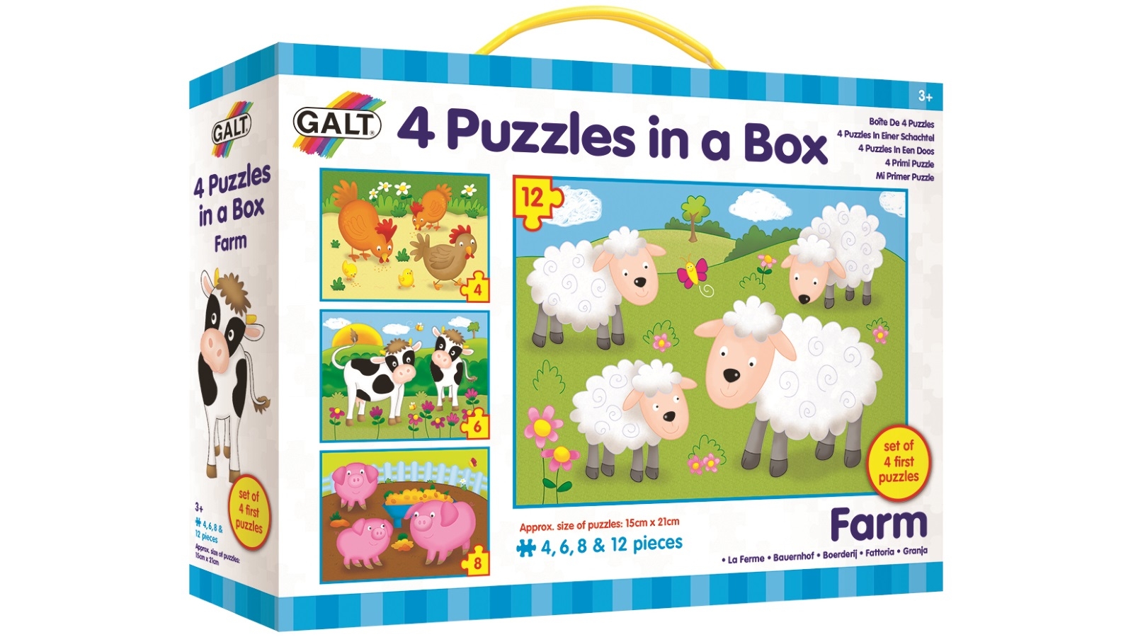 Galt 4 Puzzles in a Box - Farm