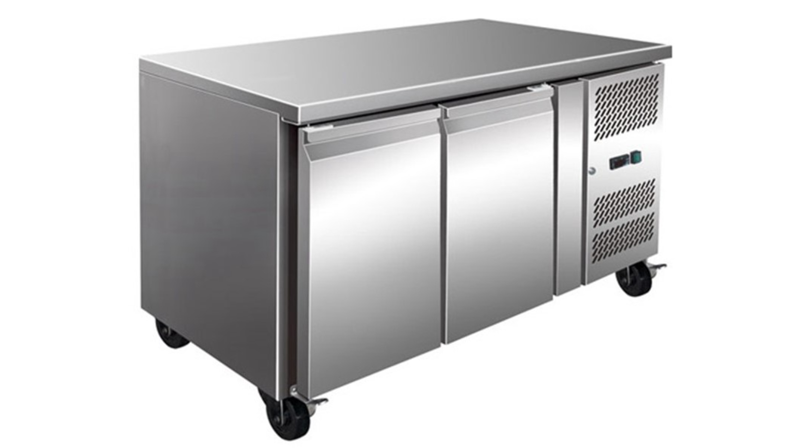 F.E.D Commercial Tropicalized 2-Door Gastronorm Bench Fridge